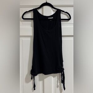 Vintage Forever 21 Black Tank Top with Side Knot